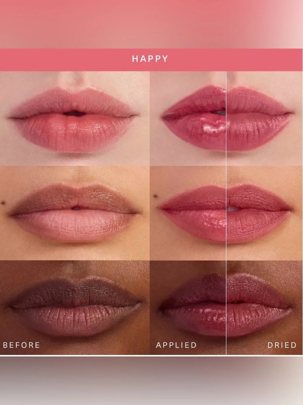 Rare Beauty Soft Pinch Tinted Lip Oil - Happy